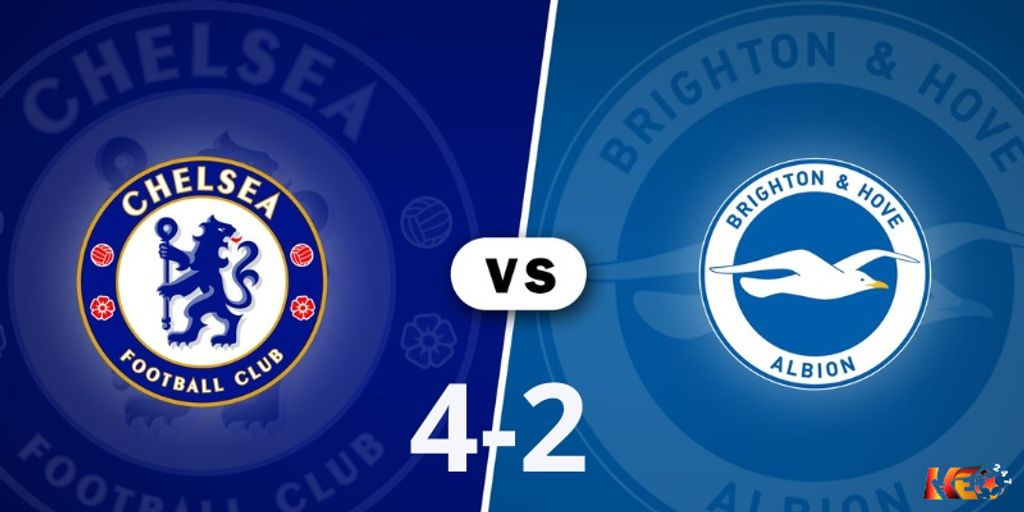 Chelsea thắng 4-2 trước Brighton ở vòng 6 Premier League 24/25 | Keolive