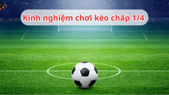 Hình ảnh cho bài Kèo chấp 1/4 (0.25 – đồng banh nửa trái) – Cách đọc, tính tiền và soi kèo