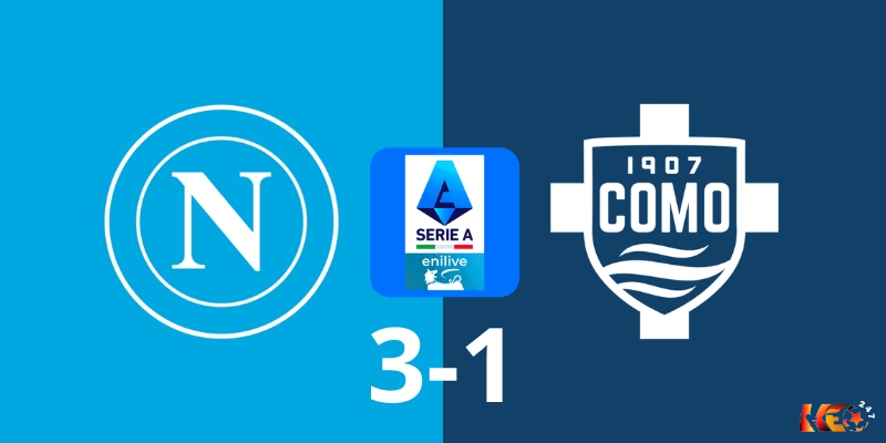 Napoli giành chiến thắng 3-1 trước Como ở Vòng 7 Serie A 24-25 | Keolive