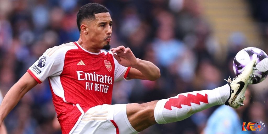 William Saliba thi đấu cực kỳ nổi bật dưới màu áo của Arsenal  | Keolive