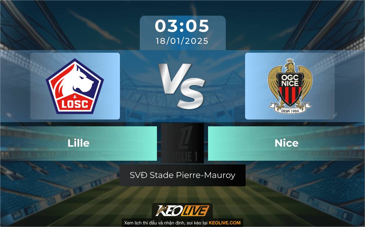 LOSC Lille vs Nice | Keolive