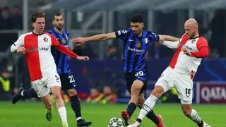 Hình ảnh cho bài Thuram và Calhanoglu tỏa sáng, Inter tiếp tục hành trình châu Âu