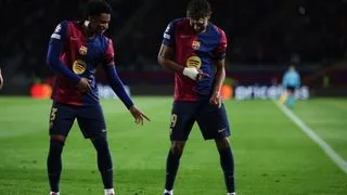 Hình ảnh cho bài Raphinha và Yamal rực sáng, Barcelona dễ dàng vượt qua Benfica 4-1 sau hai lượt trận