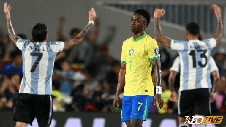 Các siêu sao của Brazil hoàn toàn mờ nhạt trước Argentina | Keolive