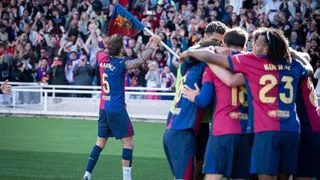 Hình ảnh cho bài Trận đấu điên rồ tại Olympic Lluis Companys, Barca giành trọn 3 điểm kịch tính