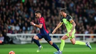 Hình ảnh cho bài Barcelona giành chiến thắng tối thiểu trước Mallorca: Dani Olmo lập công, Barca giữ chắc ngôi đầu La Liga