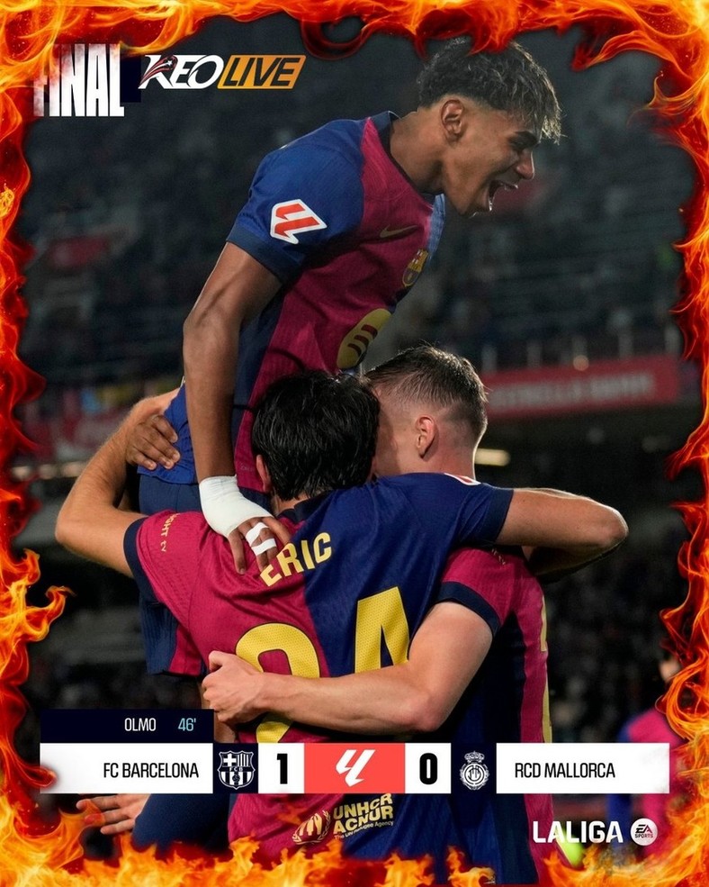 Barcelona 1-0 Mallorca | Keolive