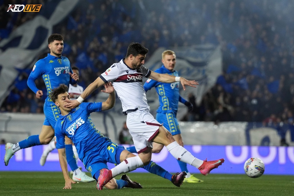 Bologna xuất sắc thắng Empol 3-0 ở lượt đi | Keolive