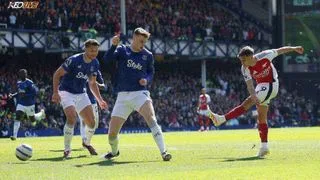 Hình ảnh cho bài Arsenal bị Everton cầm hòa 1-1: Cơ hội vô địch xa dần