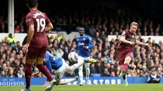 Hình ảnh cho bài Everton 0–2 Manchester City: Sự lạnh lùng của nhà vua