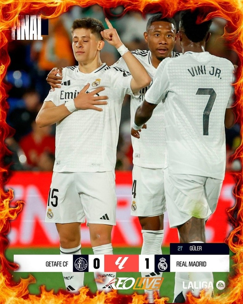 Getafe 0-1 Real Madrid | Keolive