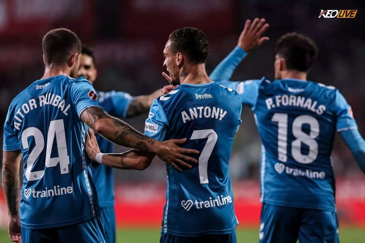Với sự bổ sung Antony, Betis hoàn toàn có thể mơ về chức vô định Conference League và cả một vị trí trong top 5 tại La Liga | Keolive