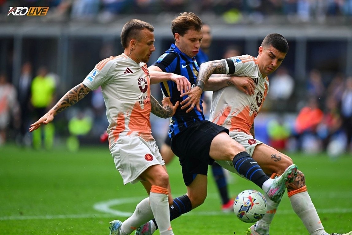 Inter nỗ lực nhưng không thể xuyên phá hàng thủ của Roma | Keolive