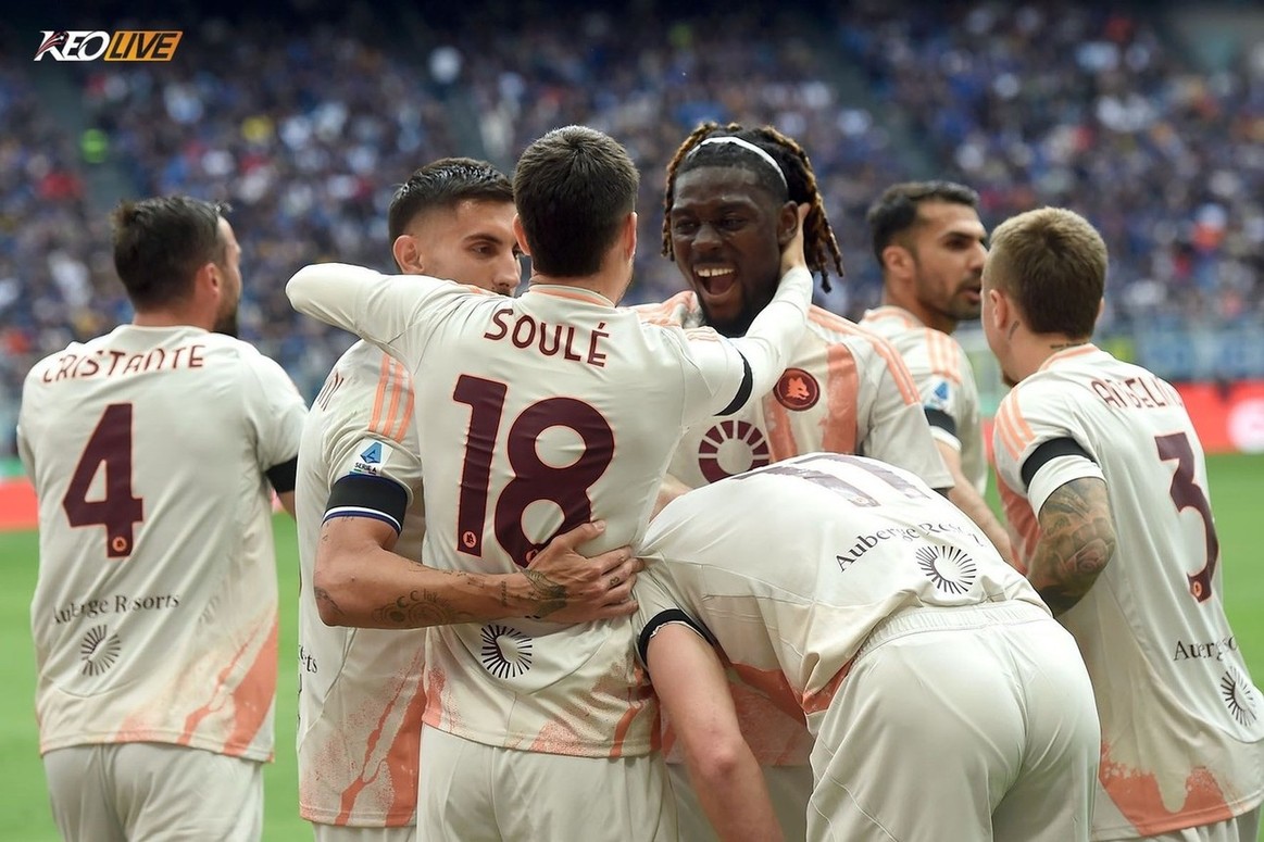 Roma quật ngã Inter khiến vị trí đầu bảng xếp hạng có sự thay đổi | Keolive