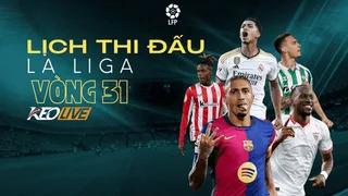 Hình ảnh cho bài Lịch thi đấu bóng đá vòng 31 VĐQG Tây Ban Nha 2024/2025: Vỡ òa cảm xúc!