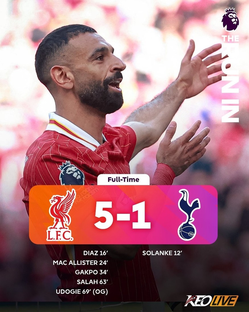 Liverpool 5-1 Tottenham | Keolive