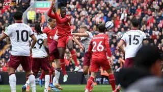 Hình ảnh cho bài Liverpool 2-1 West Ham: Van Dijk ghi bàn quyết định, Salah lập kỷ lục