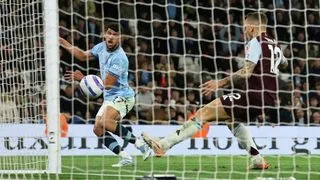 Hình ảnh cho bài Man City 2–1 Aston Villa: Nunes tỏa sáng phút 90+4, City trở lại top 3
