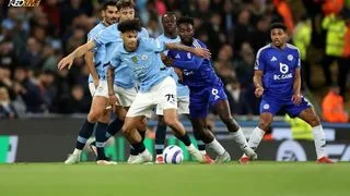 Hình ảnh cho bài Manchester City 2-0 Leicester: Chiến thắng nhưng còn nhiều lo ngại