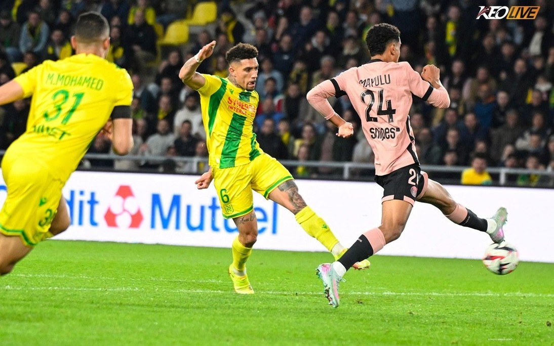 Những nỗ lực của Nantes trong hiệp 2 giúp họ đem về 1 điểm trước nhà vô địch Ligue 1 | Keolive