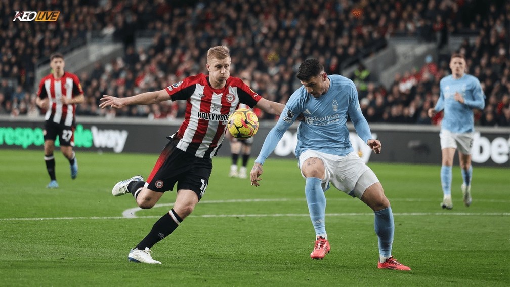 Brentford thua 0-2 trước Nottingham Forest vào cuối năm ngoái | Keolive