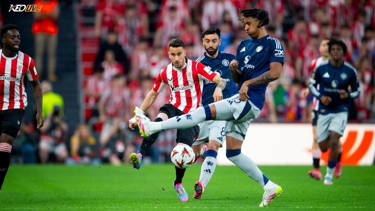 MU có chiến thắng thuyết phục 3-0 ngay trên sân San Mames của Athletic Bilbao ở lượt đi | Keolive
