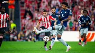Hình ảnh cho bài Manchester United đánh bại Athletic Club 3-0, đặt một chân vào chung kết Europa League