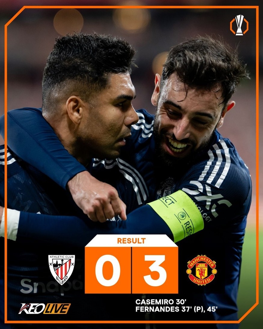 Athletic Club 0-3 Manchester United | Keolive