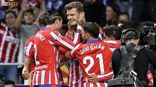 Hình ảnh cho bài Sørloth lập poker, Atlético Madrid hủy diệt Real Sociedad 4-0