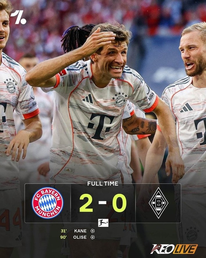 Bayern Munich 2-0 M'Gladbach | Keolive