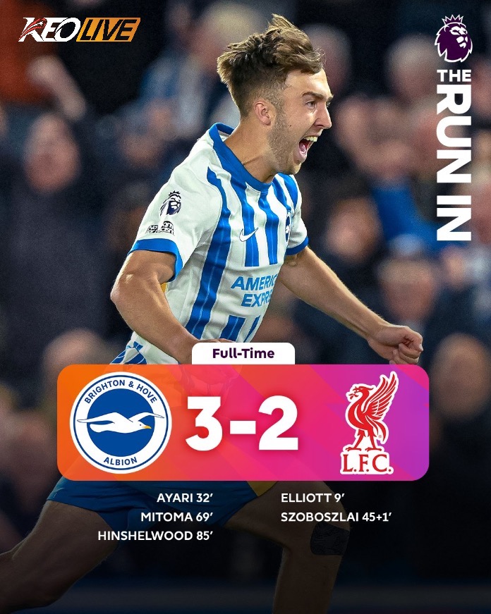 Brighton & Hove Abion 3-2 Liverpool | Keolive