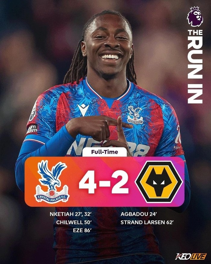 Crystal Palace 4-2 Wolves | Keolive