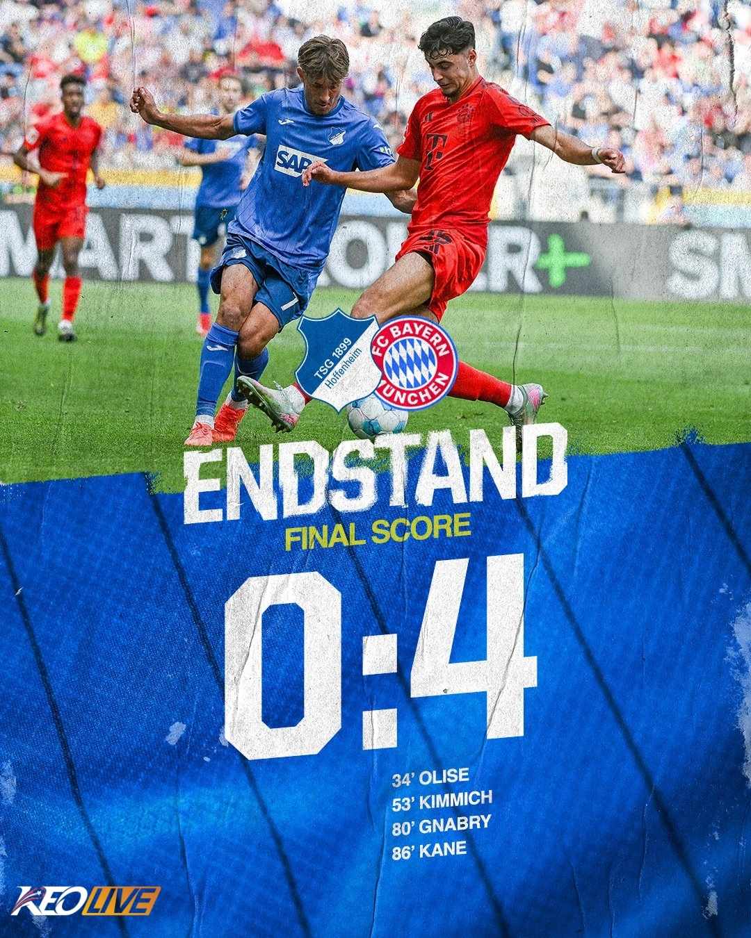 Hoffenheim 0-4 Bayern Munich | Keolive