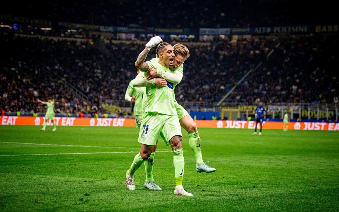 Raphinha ghi bàn đưa Barca vươn lên dẫn trước 2-3 | Keolive