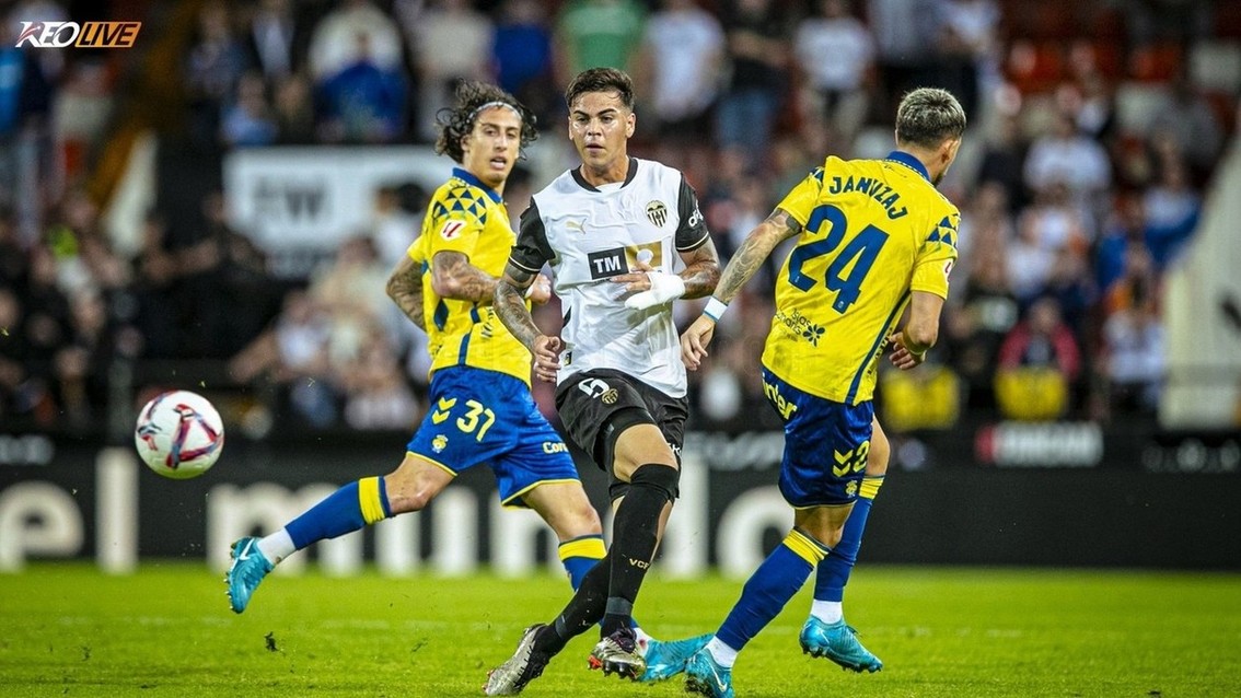 Ở lần chạm trán trước Las Palmas đã gianh chiến thắng 3-2 trước Valencia | Keolive