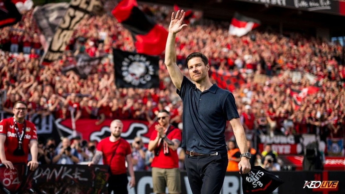 Xabi Alonso có trận đấu cuối cùng trên cương vị HLV của Bayern Leverkusen tại sân nhà | Keolive