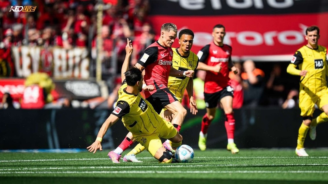 Dortmund nhanh chóng thiết lập thế trận vượt trội trong hiệp 2 | Keolive