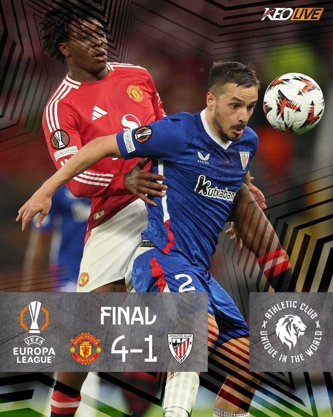 Manchester United 4-1 Athletic Club | Keolive