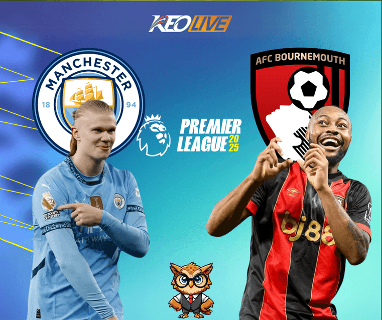 Man City vs Bournemouth | Keolive