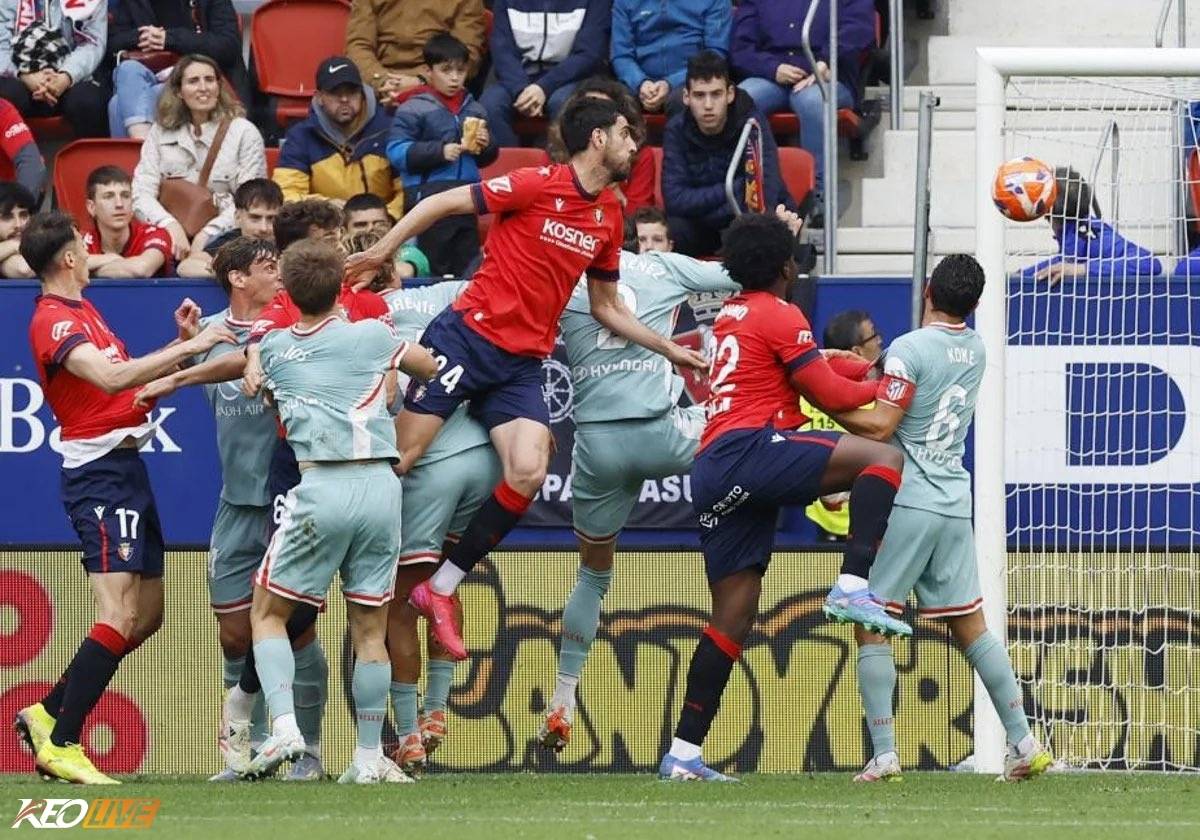 Catena đánh đầu mở tỉ số cho Osasuna | Keolive