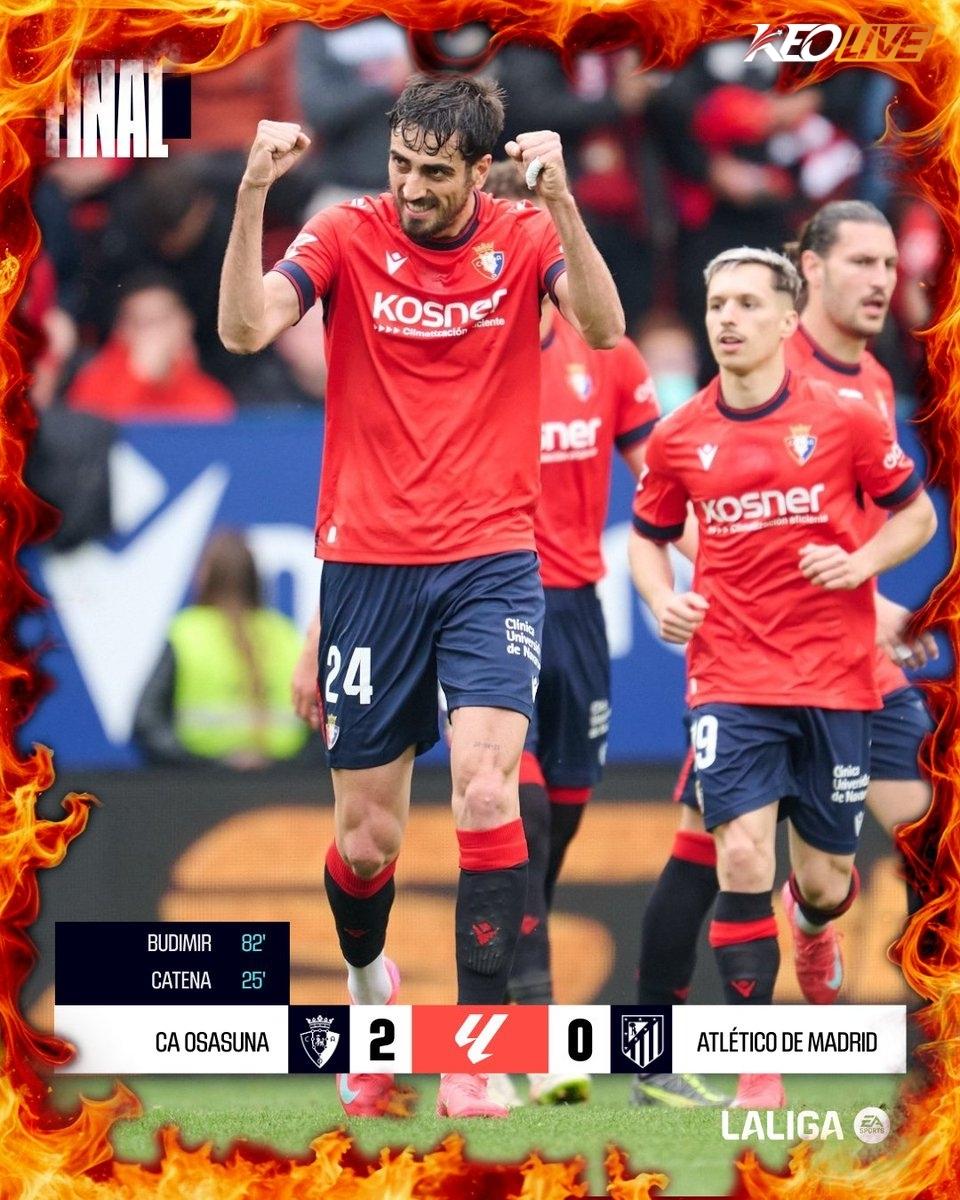 Osasuna 2-0 Atletico Madrid | Keolive