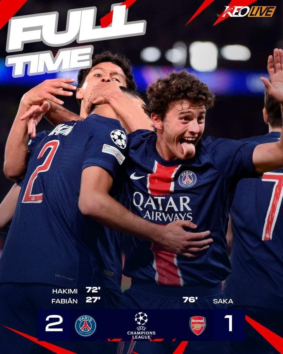 PSG 2-1 Arsenal | Keolive