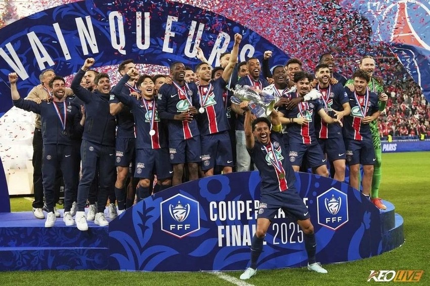 PSG hoàn tất cú ăn 3 cúp quốc nội và hướng tới trận đại chiến với Inter Milan tại Champions League | Keolive