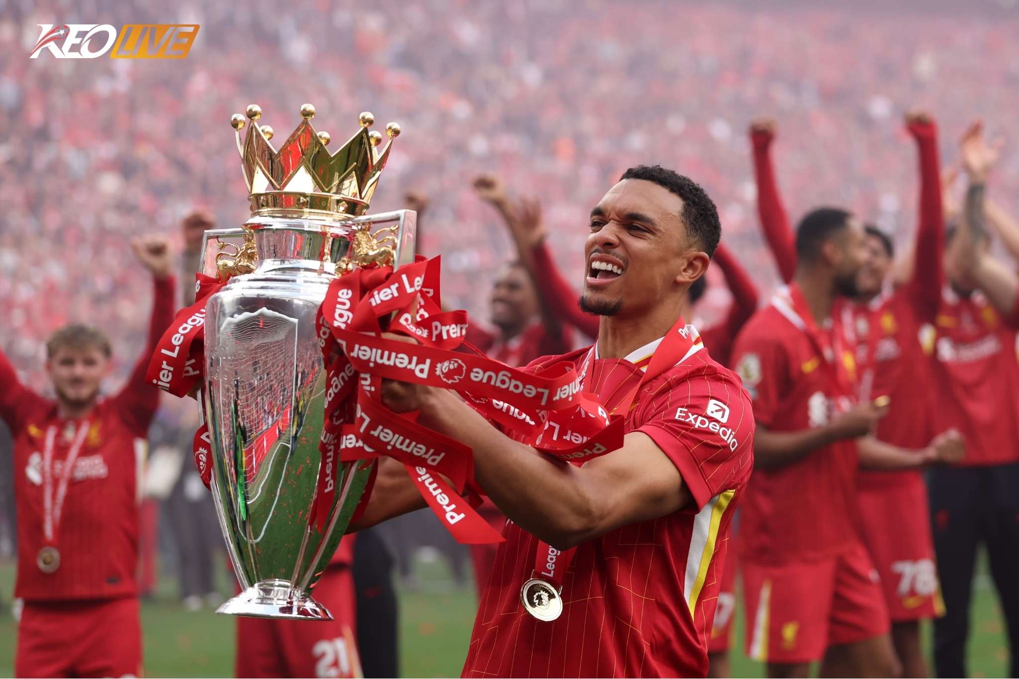 Trend Alexander-Arnold chia tay Liverpool sau khi giành chức vô địch Premier League 2024/25 | Keolive