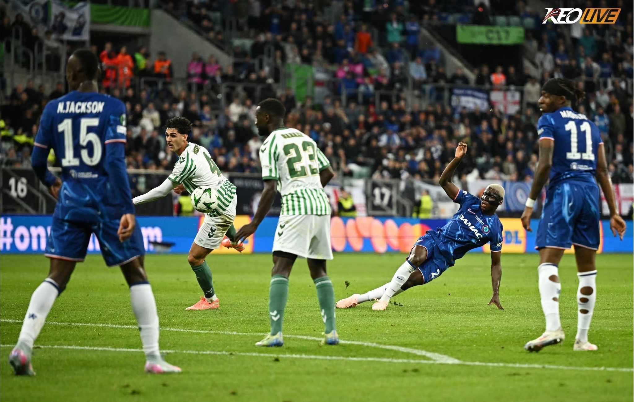 Caicedo ghi bàn chốt hạ cho Chelsea ở phút 90+1 | Keolive