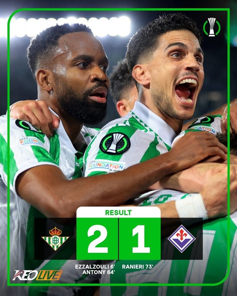 Real Betis 2-1 Fiorentina | Keolive