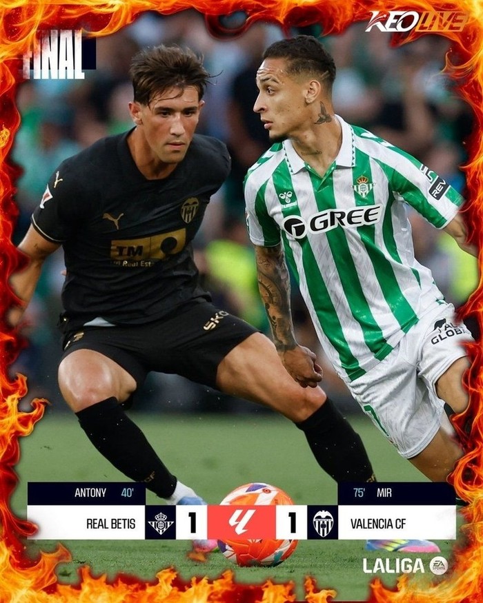 Real Betis 1-1 Valencia | Keolive