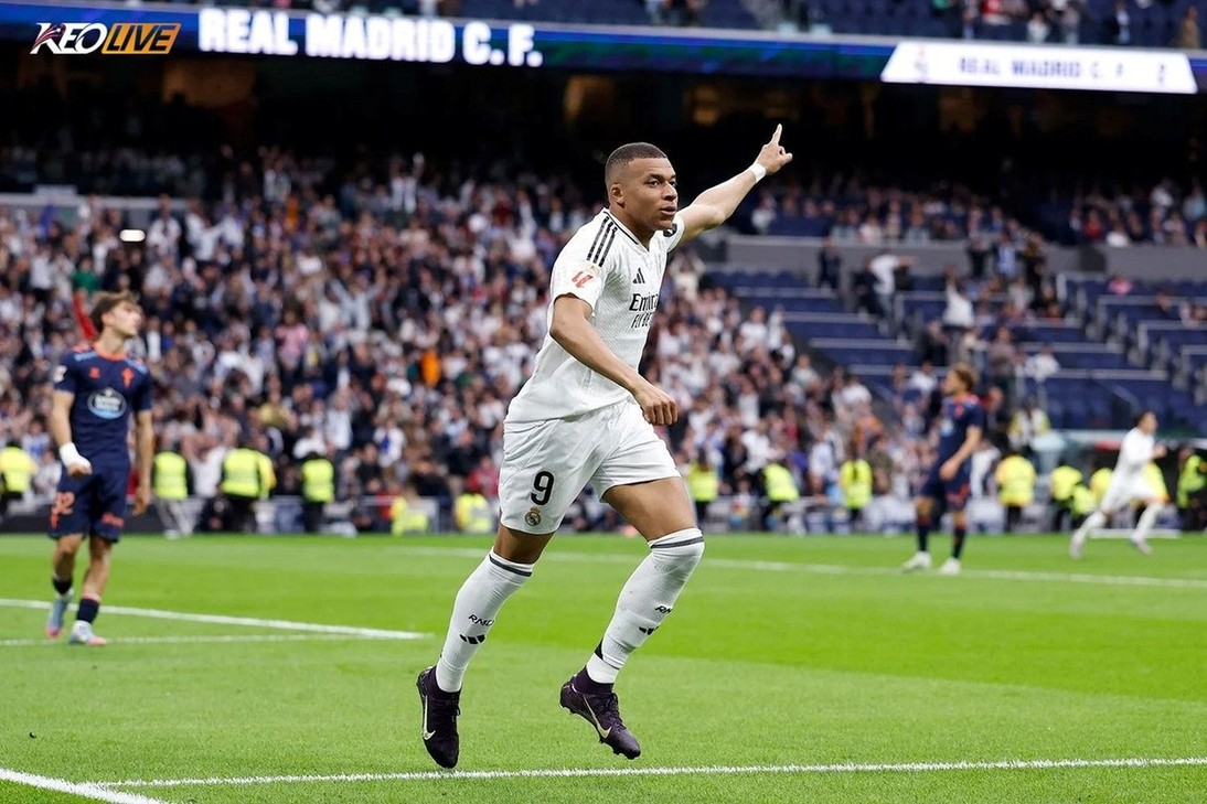 Mbappé đang tiến gần tới kỷ lục ghi bàn trong mùa giải đầu tiên cho Real Madrid | Keolive