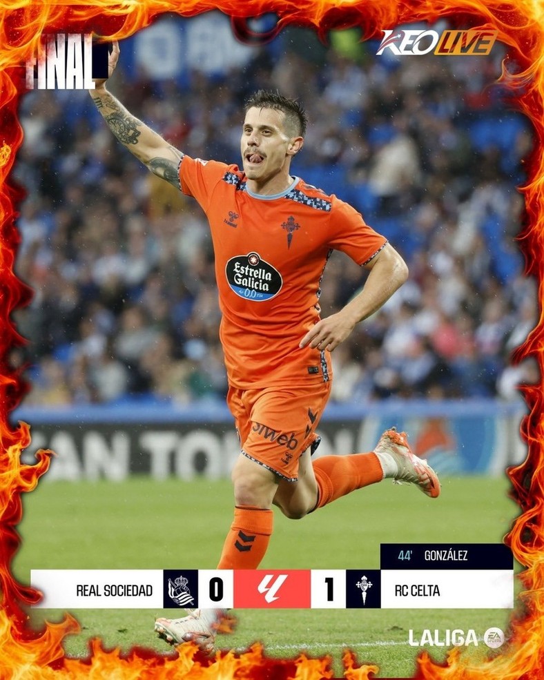 Real Sociedad 0-1 Celta Vigo | Keolive