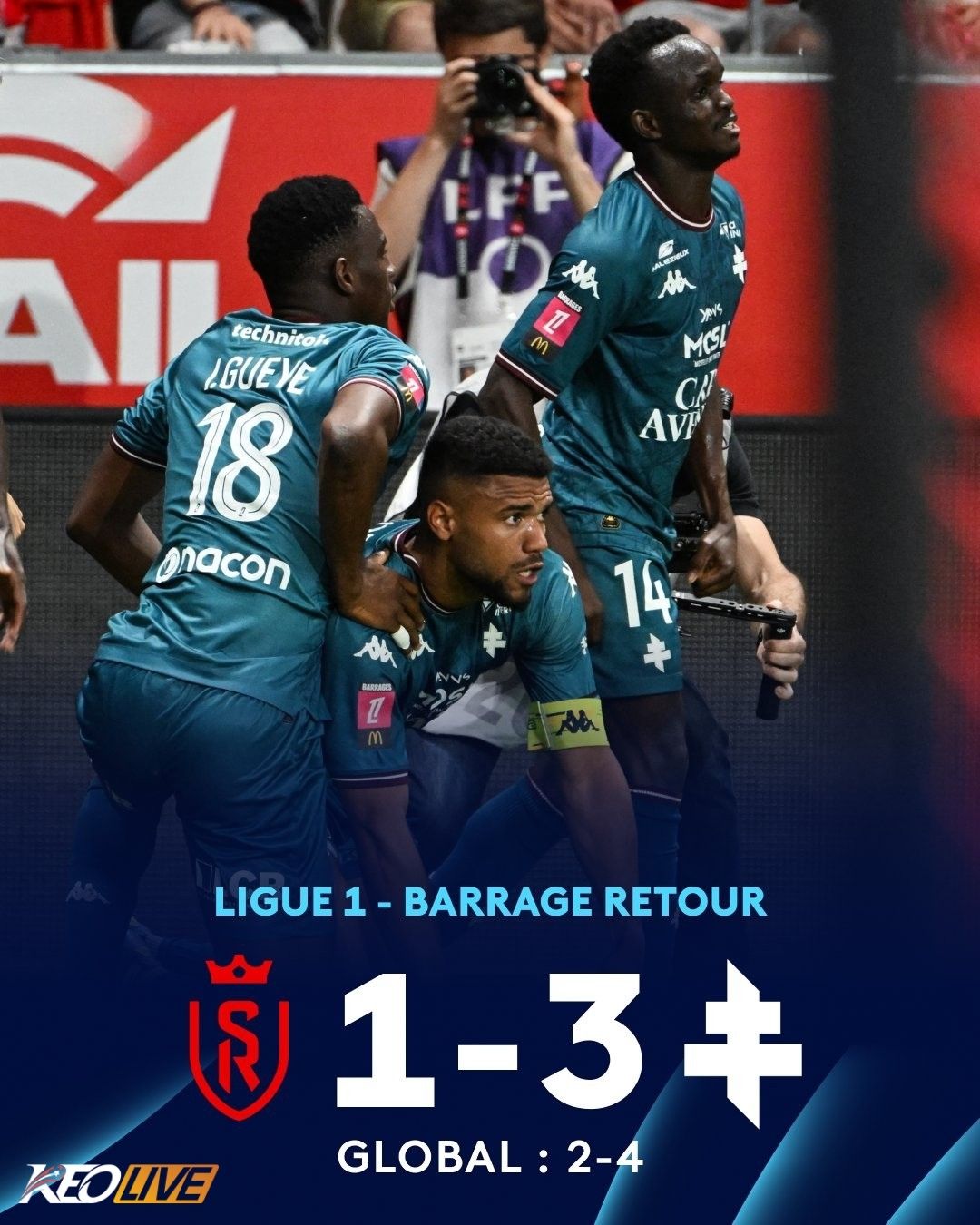 Reims 1-3 Metz | Keolive